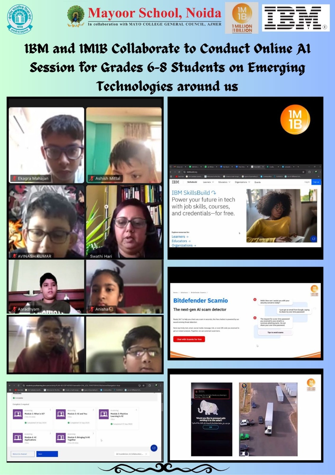 Exploring Tomorrow: IBM and IMIB Empower Young Minds with AI Insights